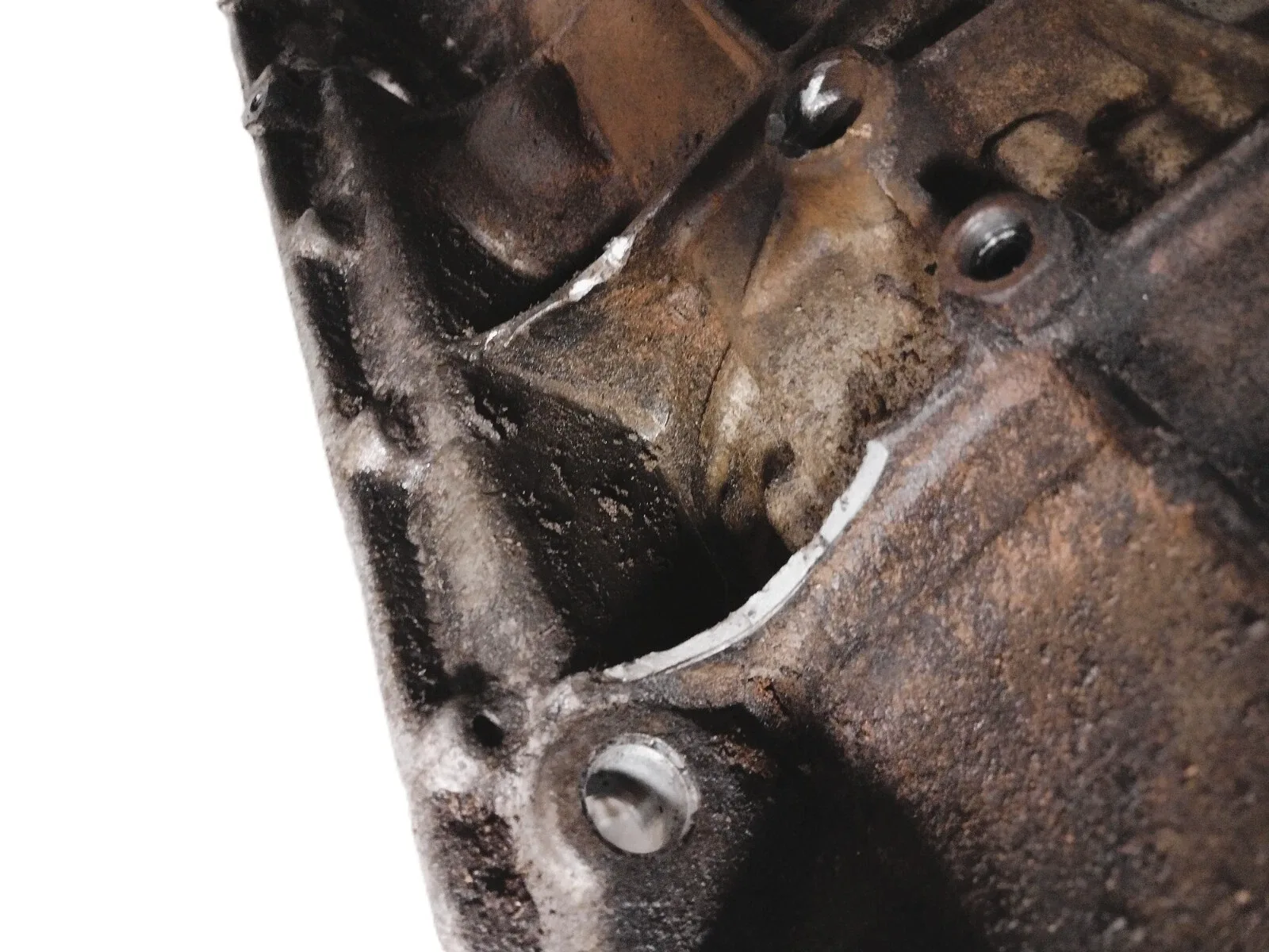 Ford E4OD 7.3L Diesel Case Housing F7UP-AA Cosmetic damage (chipped) See Pics image 3