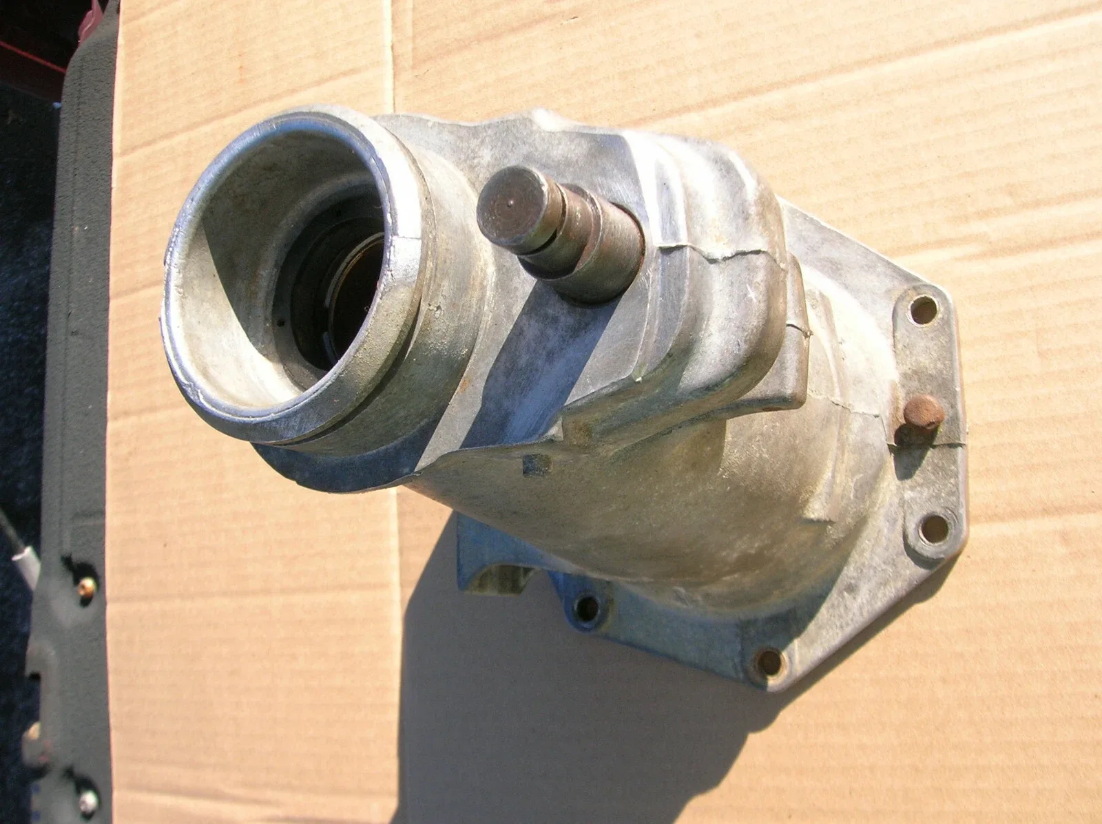 1956-61 Iron Torqueflite extension housing.#1854492.Gd used.Bushing type (6 cyl) image 3
