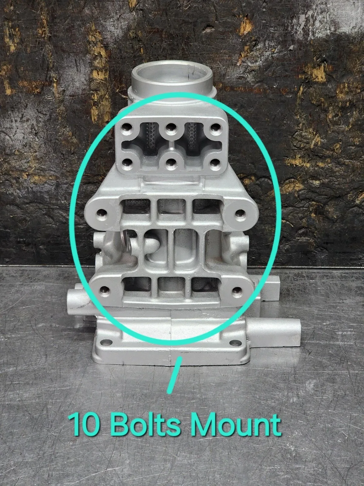 A340E TRANSMISSION EXTENSION HOUSING, 2WD "10" BOLT MOUNT #8942 image 2