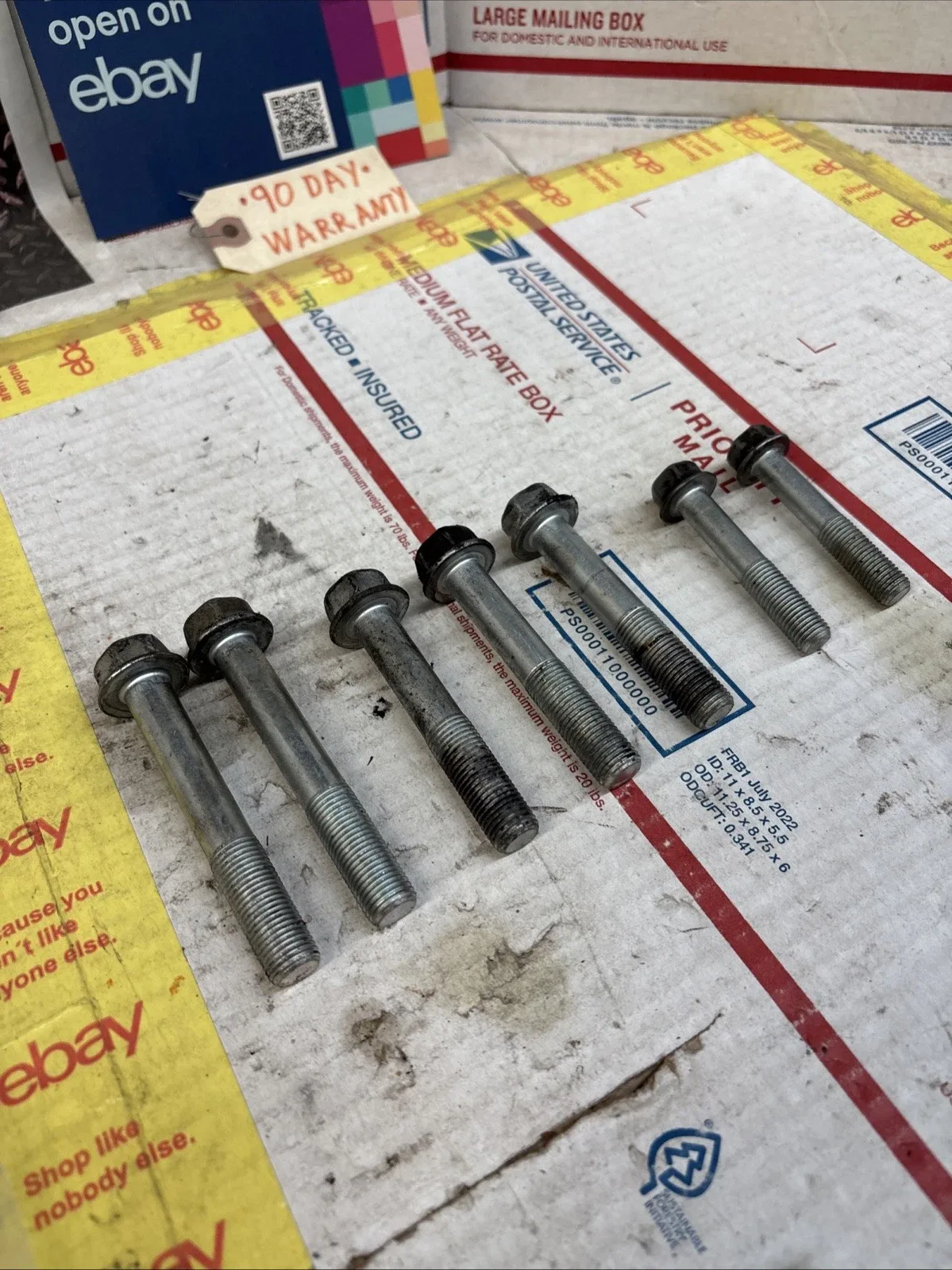03-07 HONDA ACCORD 3.0L AUTOMATIC TRANSMISSION MOUNTING BOLT BELL HOUSING BOLTS image 3
