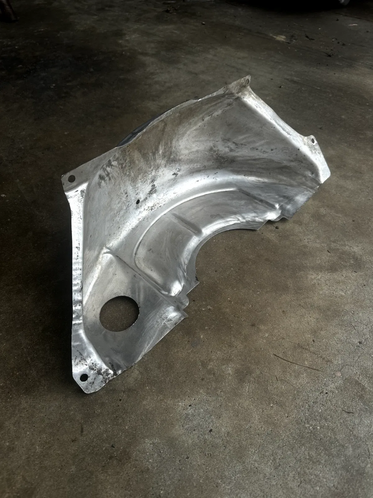 1992-1996 Chevrolet C4 Corvette Automatic Transmission Dust Shield Cover Panel image 2