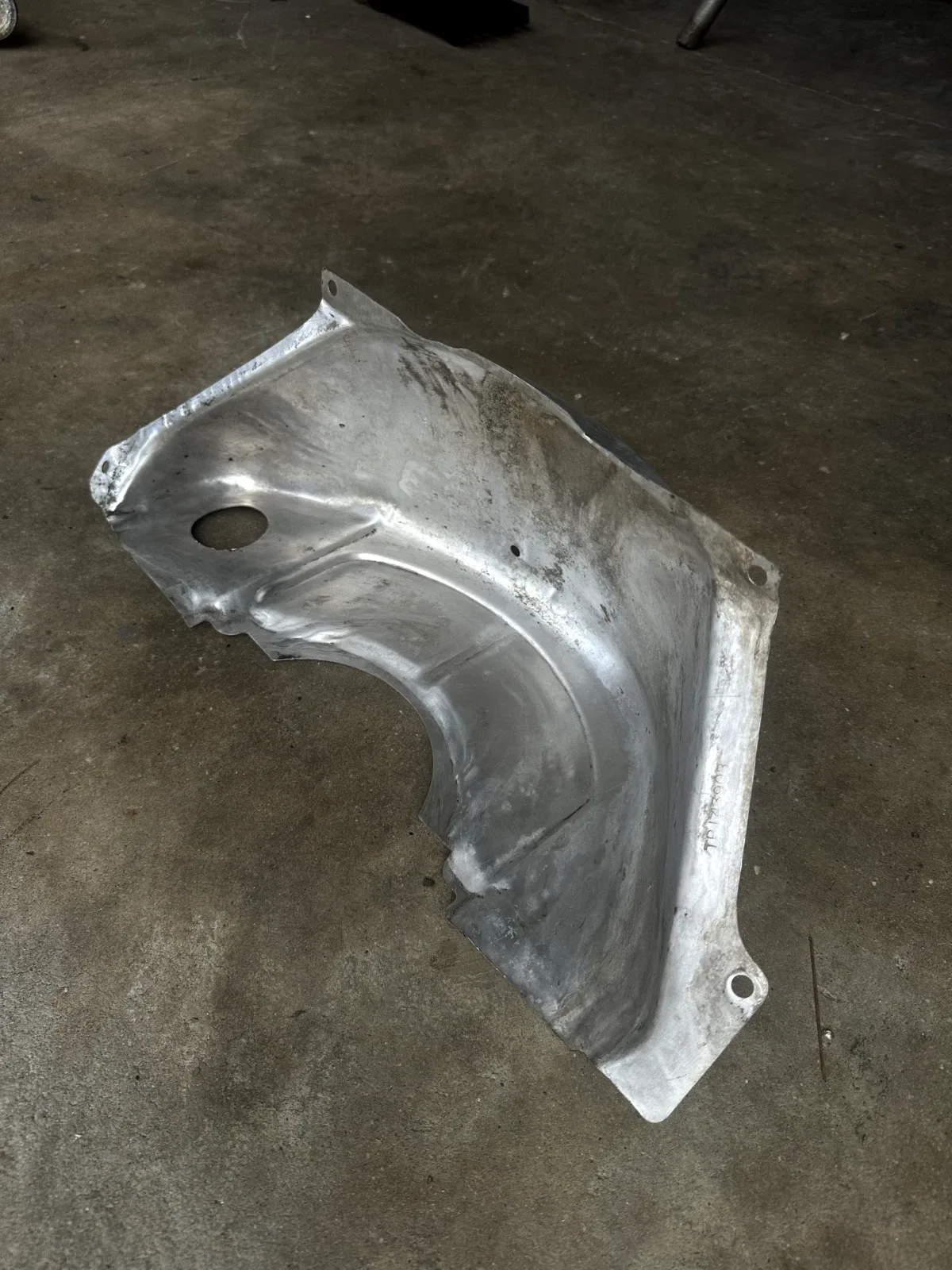 1992-1996 Chevrolet C4 Corvette Automatic Transmission Dust Shield Cover Panel image 3