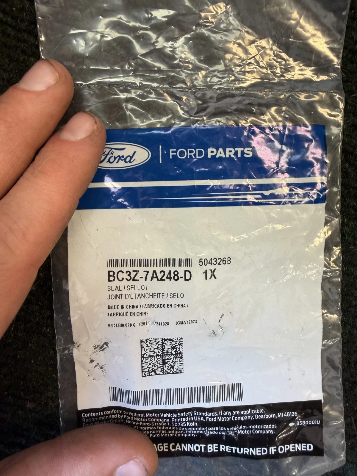 BC3Z-7A248-D Ford OEM Automatic Transmission Extension Housing Seal