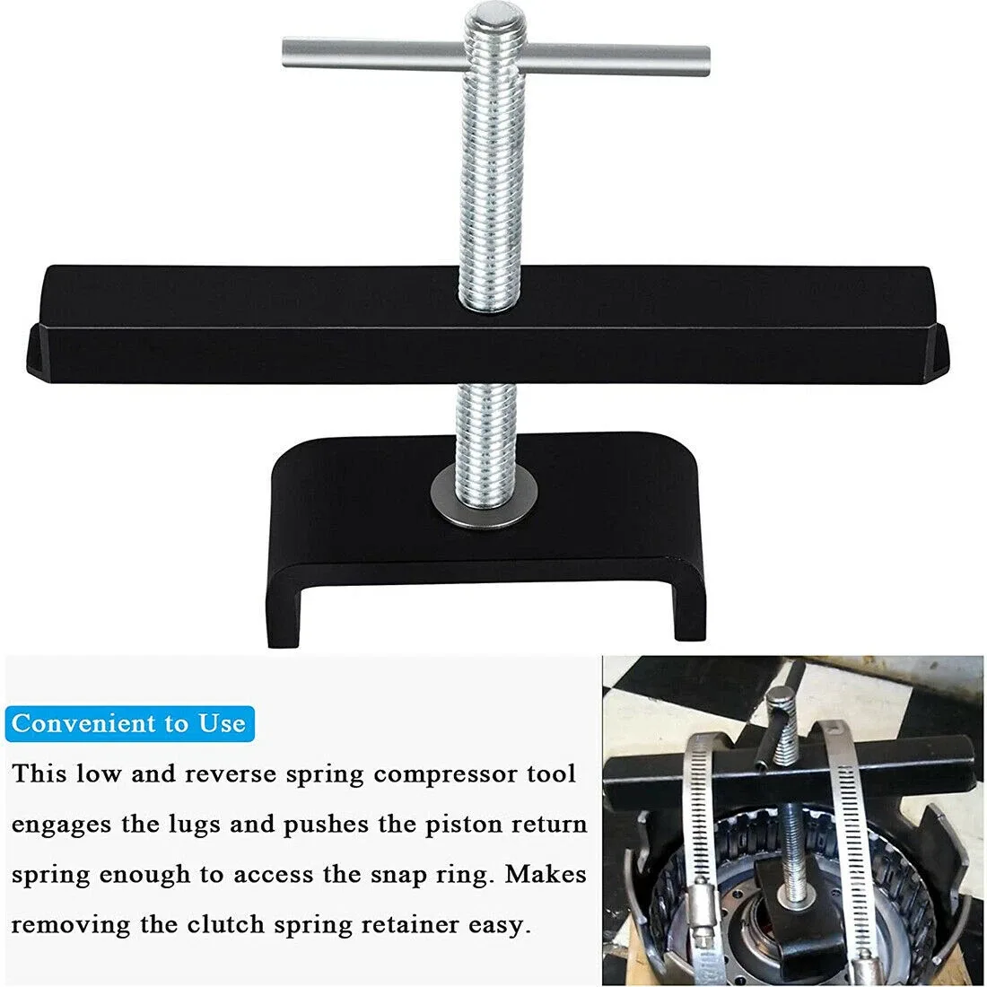 T-0150 Rear Clutch Housing Spring Compressor Transmission Tool for GM Powerglide image 4
