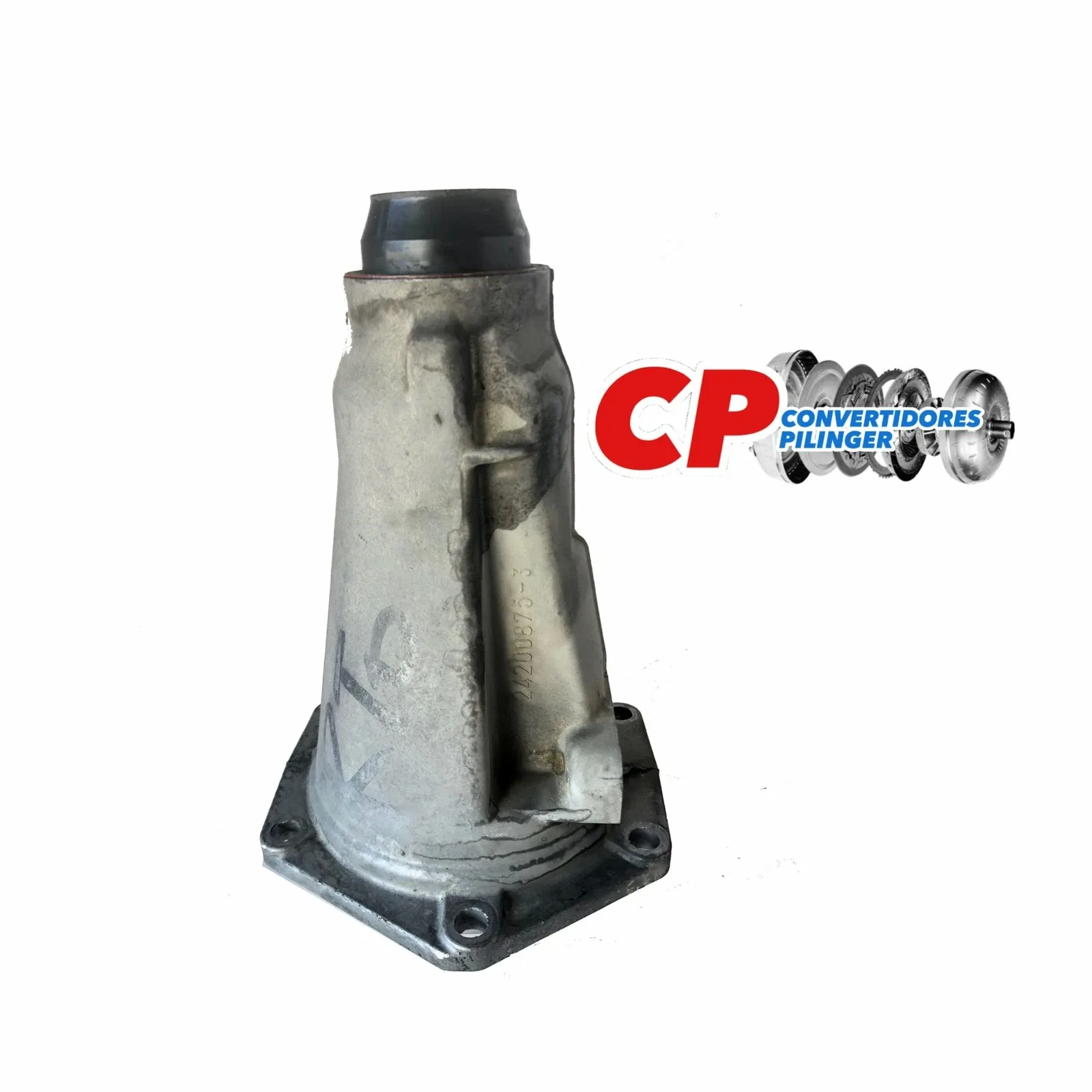 4L60E 4L65E Tail Housing GM 2WD 6-Bolt 2-Bolt Mount 77760AJ 1996-Up image 2