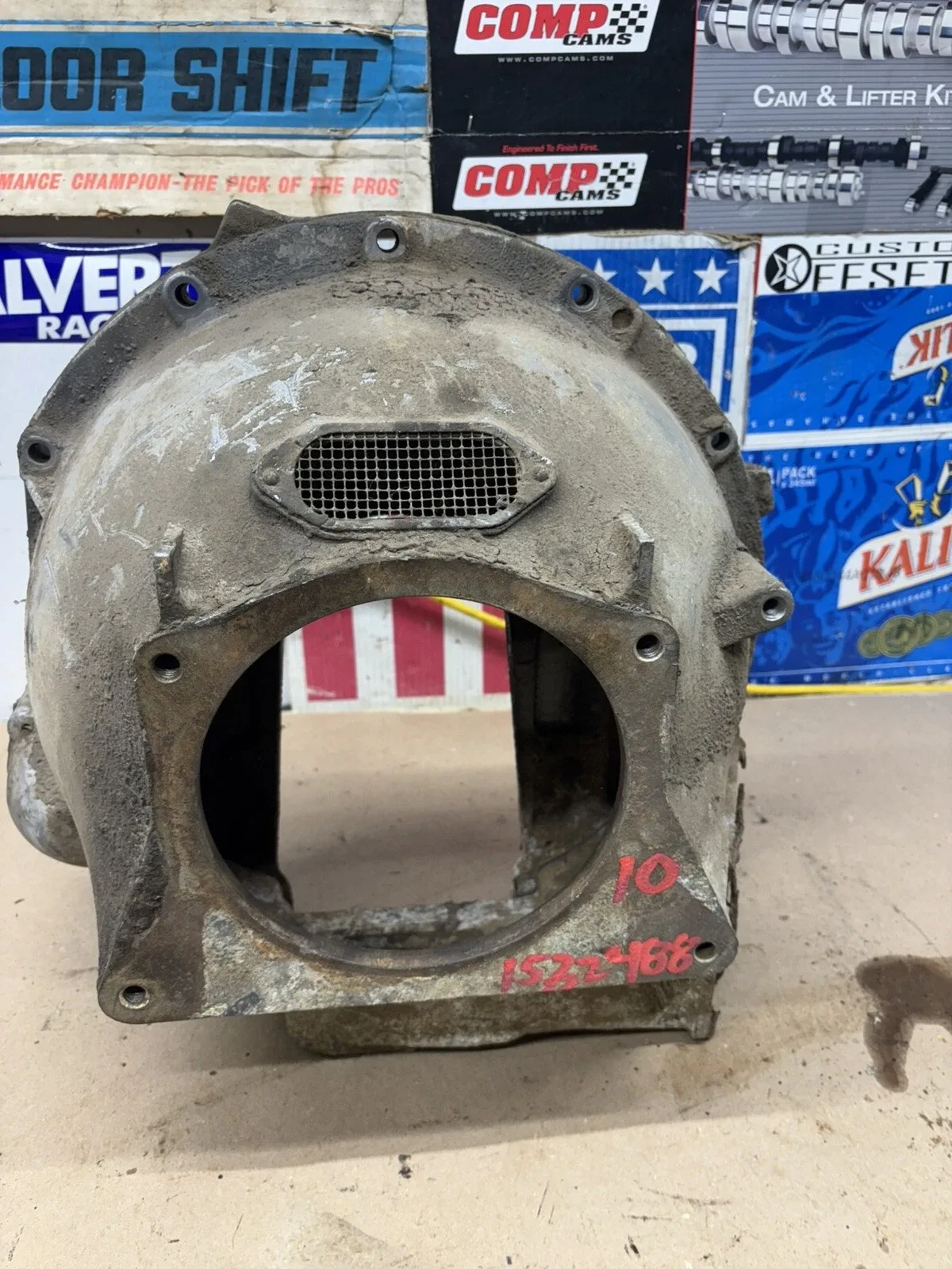 Mopar Dodge Desoto 354 Bell Housing With Adapter Plate Transmission 1952 53 54 5 image 3