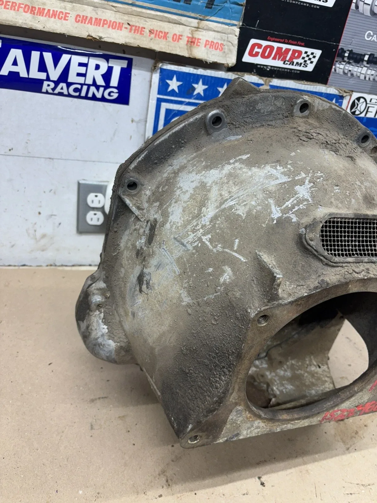 Mopar Dodge Desoto 354 Bell Housing With Adapter Plate Transmission 1952 53 54 5 image 4