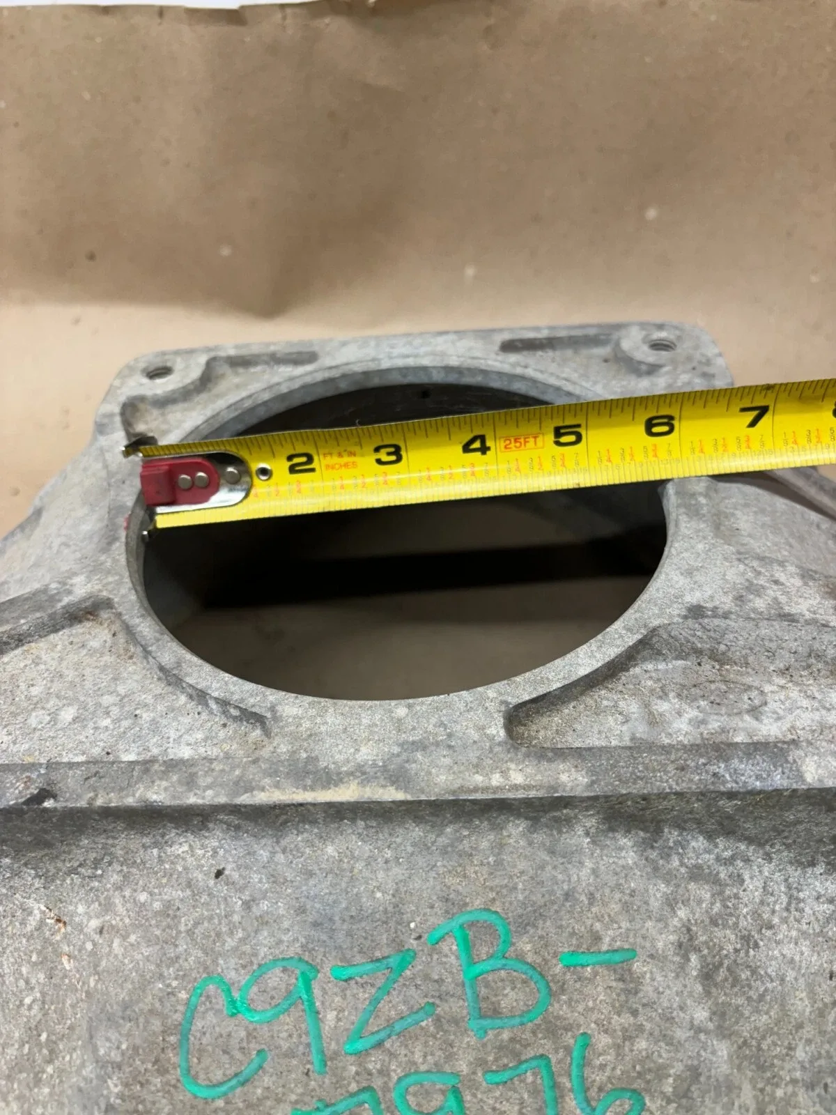 USED OEM FORD FOMOCO FMX SBF ALUMINUM BELL HOUSING F100 MUSTANG COUGAR TORINO V8 image 4