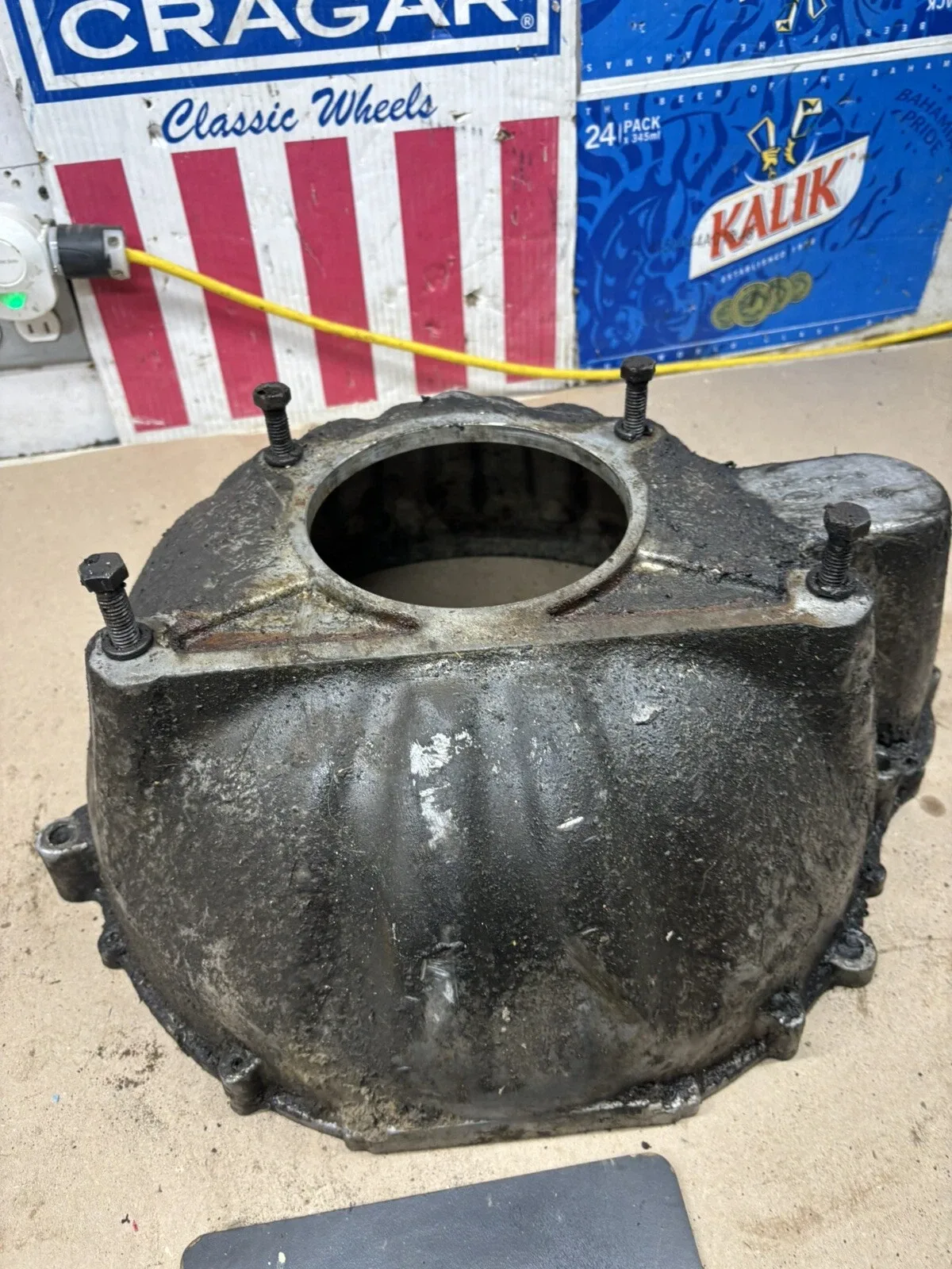 1960 61 63 64 Fe Ford Mercury Aluminum Fmx Cruiseomatic Fordomatic Bell Housing image 3