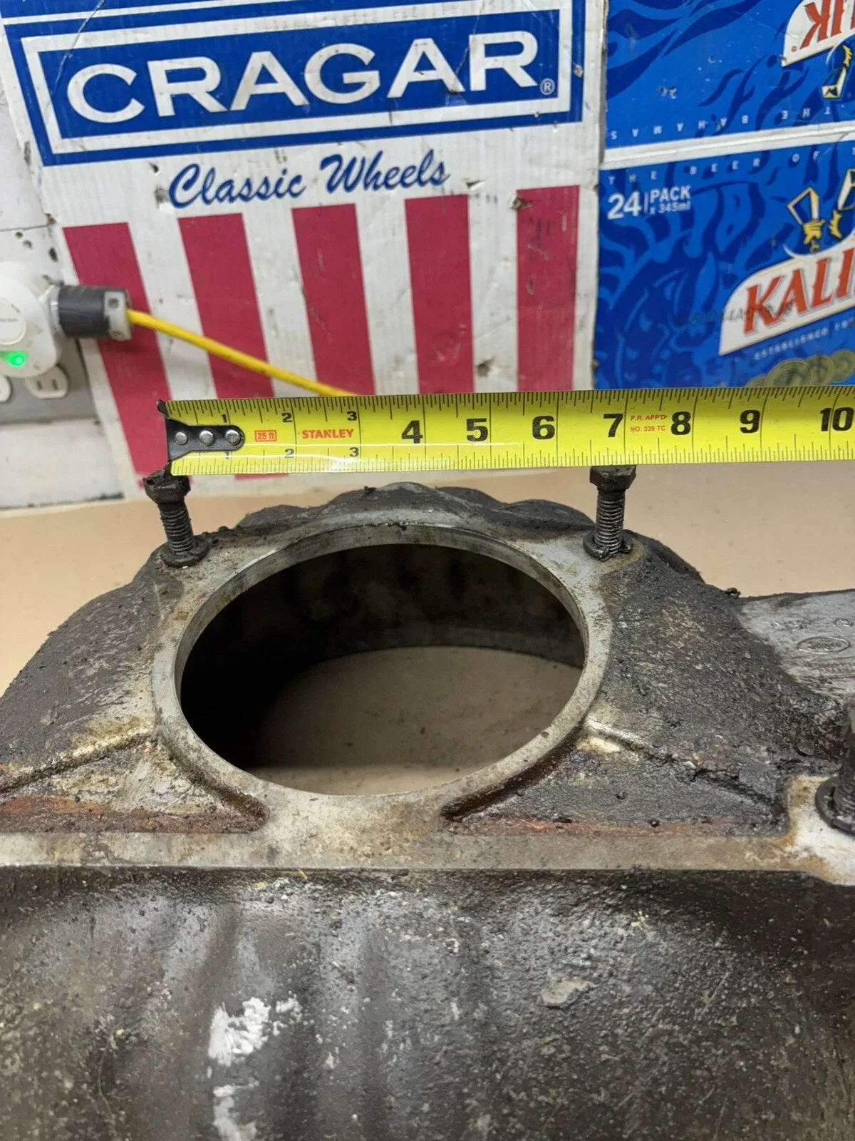 1960 61 63 64 Fe Ford Mercury Aluminum Fmx Cruiseomatic Fordomatic Bell Housing image 4