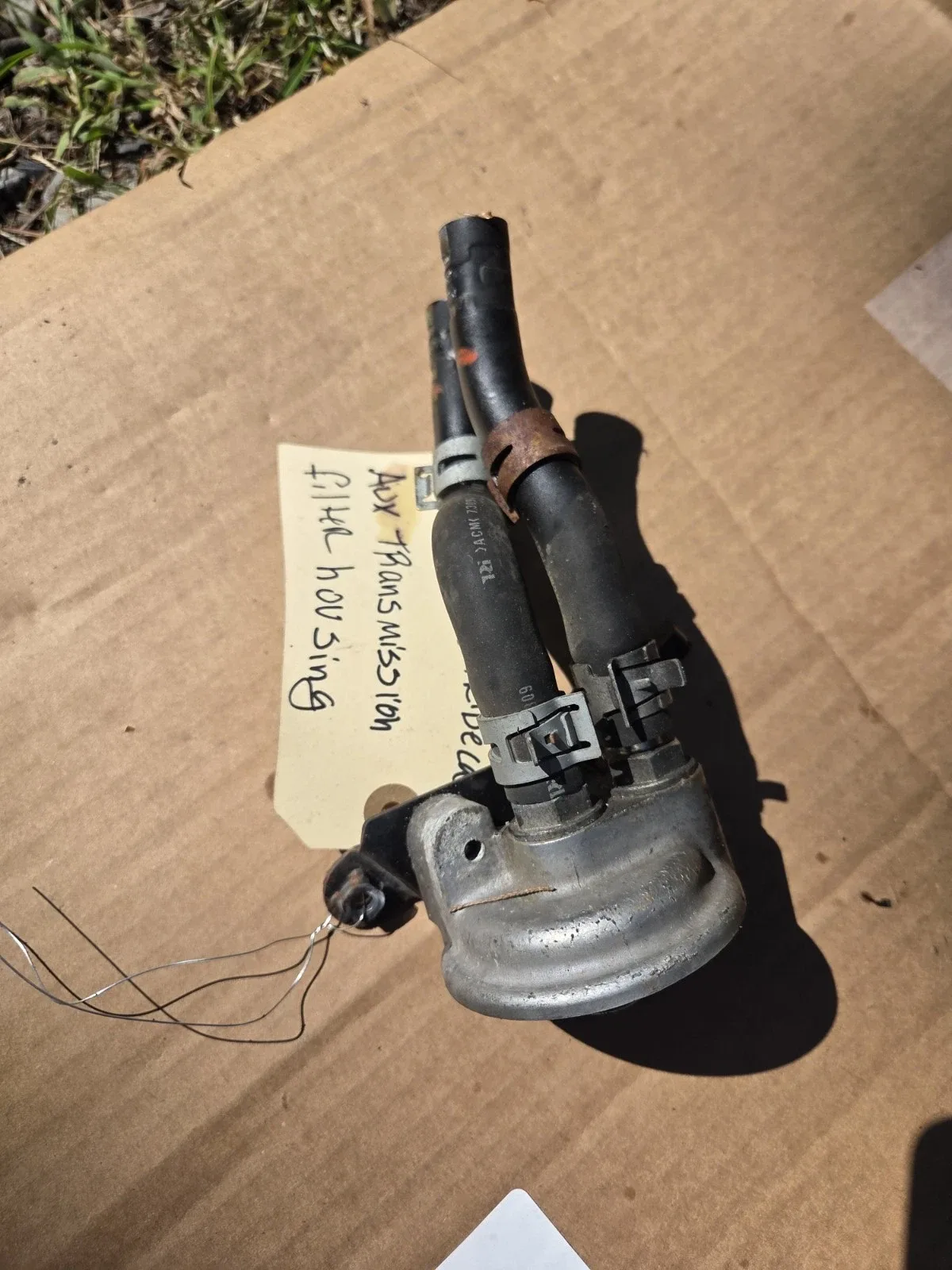 2008 3.6L Subaru Tribeca Auxiliary Transmission Filter Housing Genuine OEM USED image 2