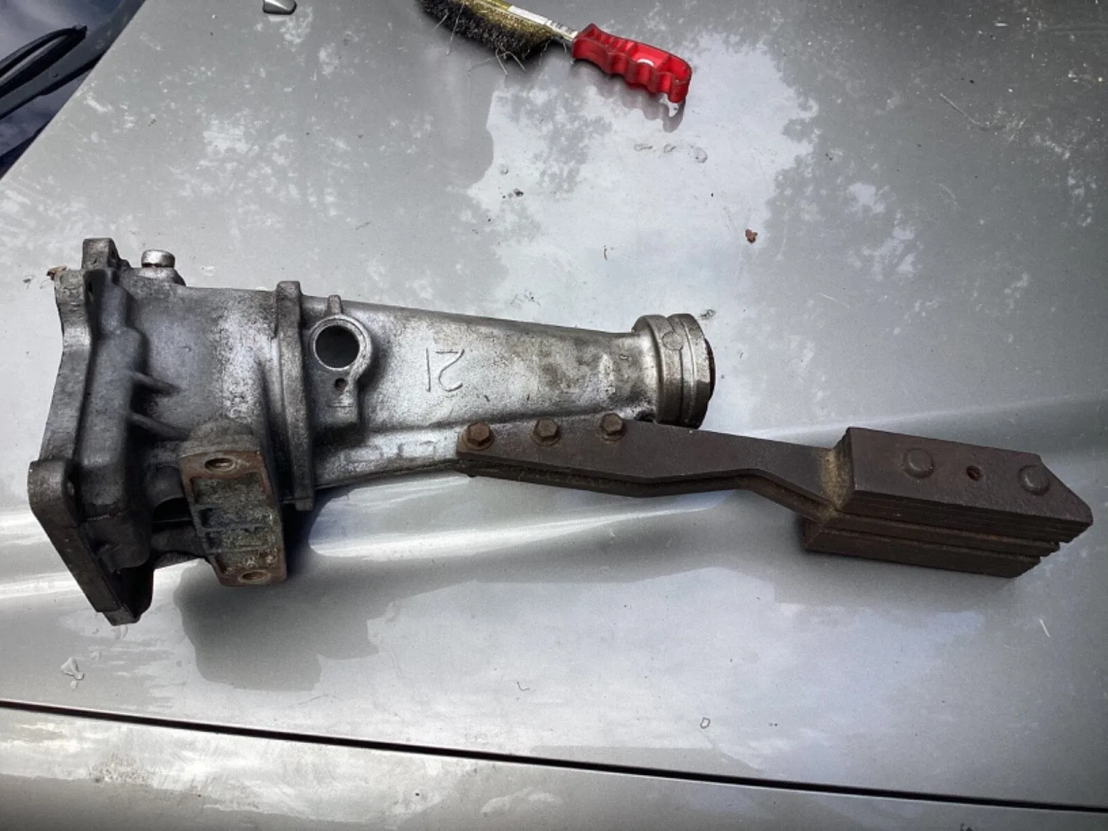 Ford C4 Auto OEM Used Tail Housing Tail Extension   WITH DAMPENER  Free Shipping