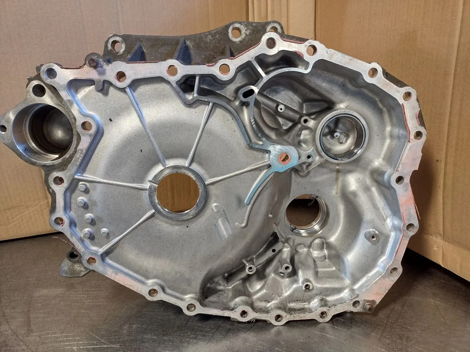 JF016E RE0F10D CVT Bell Housing Front Case 2WD Nissan Altima 2.5L Cast 28X0A image 2