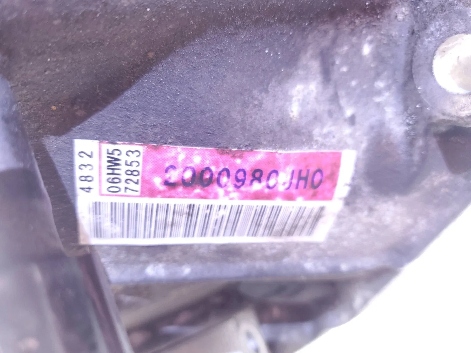 2007 - 2013 SUZUKI SX4 4WD AUTO TRANS BELL HOUSING OEM 70K Miles image 4