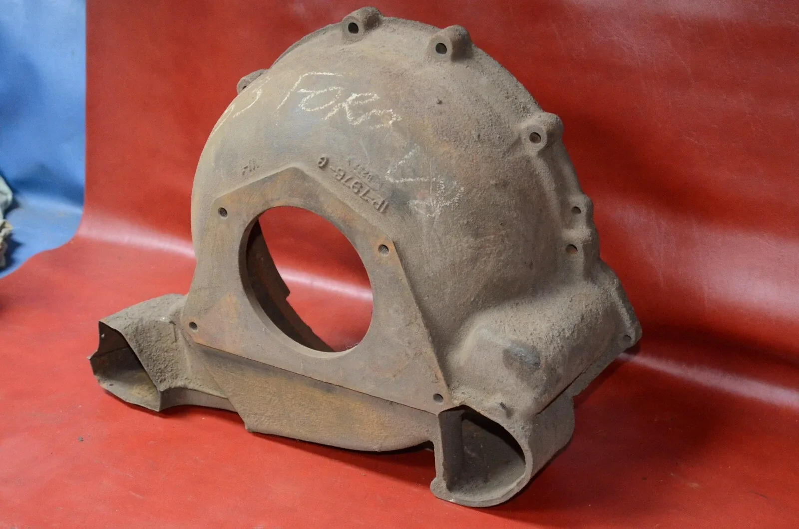 1953-54 Ford Air Cooled Bell Housing Ford-O-Matic Automatic Trans 1P-7976-C B252 image 4