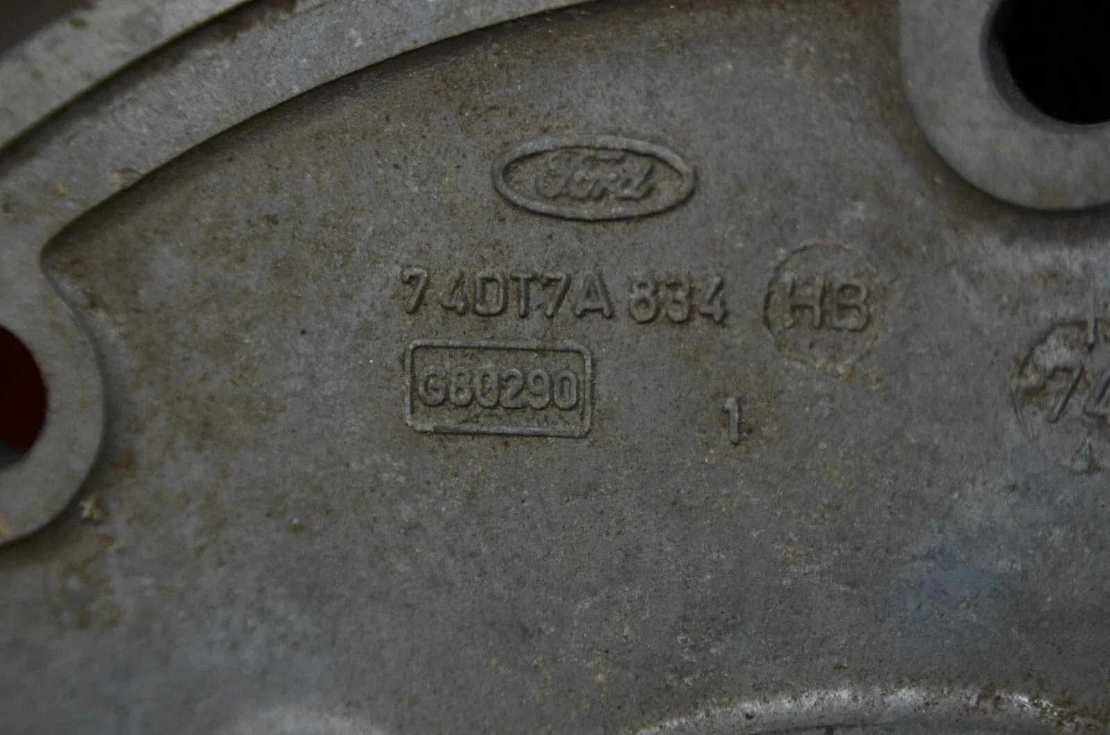 1974-78 Ford Pinto Bellhousing 2.3L 4Cyl C3 Automatic Transmission 74DT-7A834-HB image 4