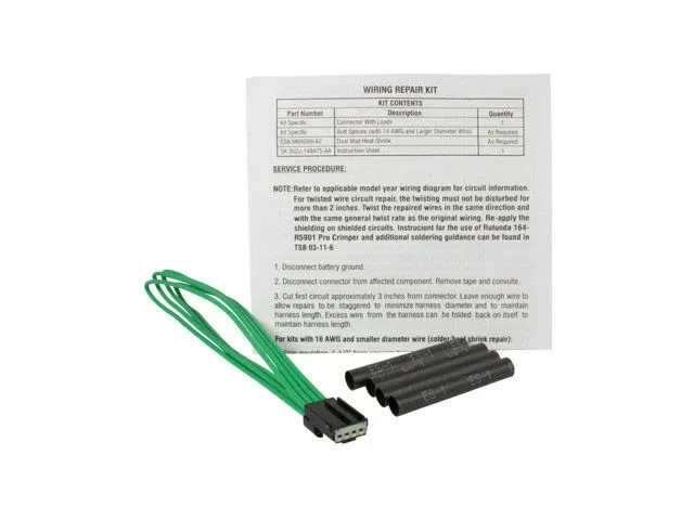 For Lincoln Navigator Shift Interlock Solenoid Connector Motorcraft 96117DC