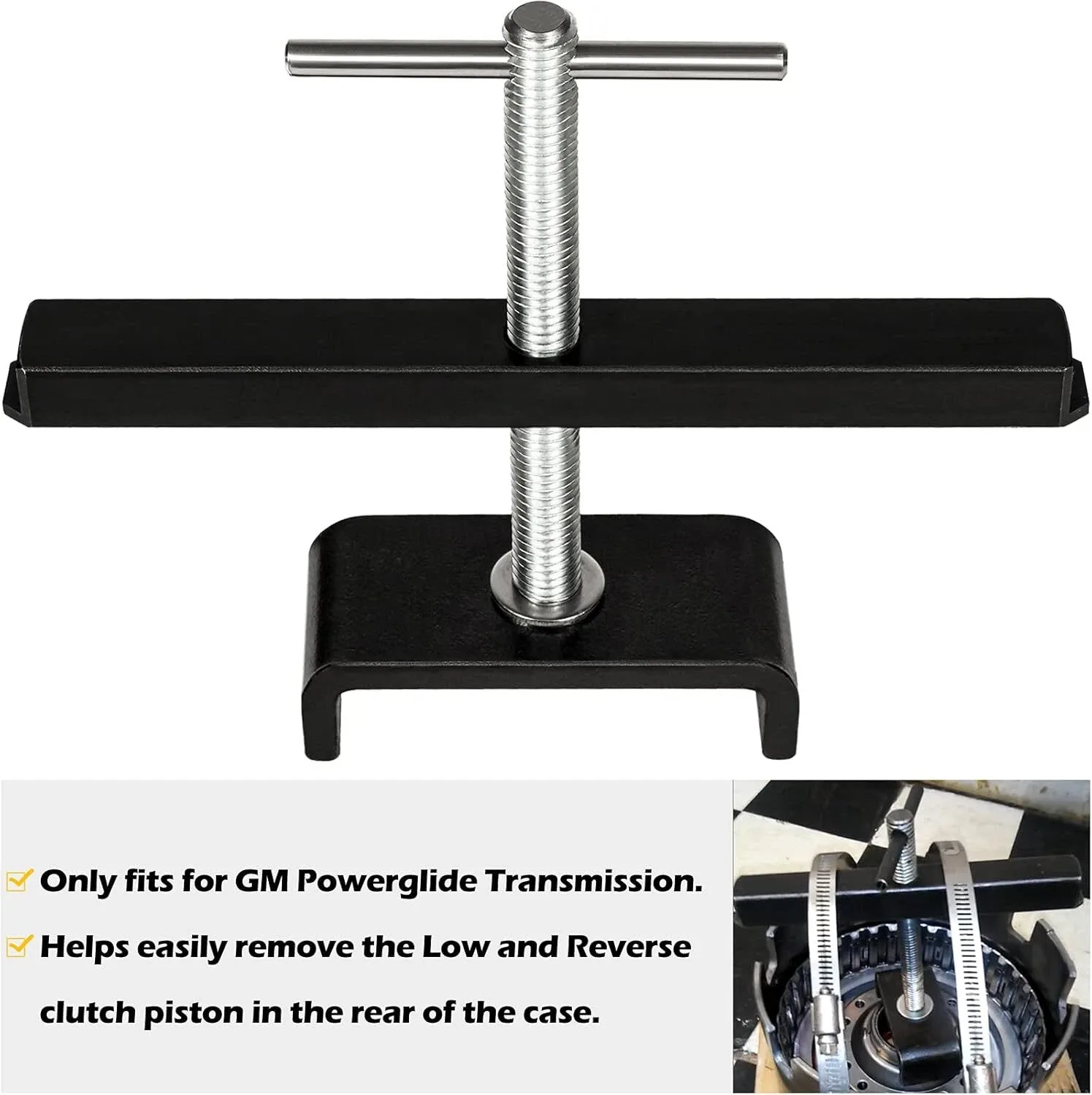 for GM Powerglide Rear Clutch Housing Spring Compressor Transmission Tool T-0150 image 2