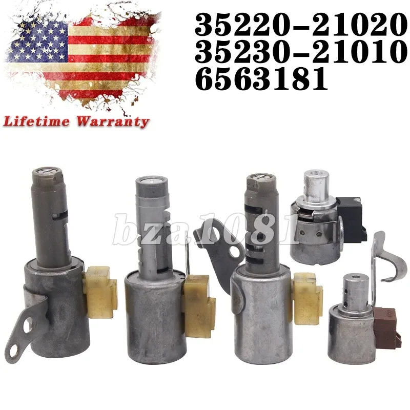 5PCS/SET Transmission Shift Solenoid For Toyota/Lexus U140E/F U240E/F 3521021010