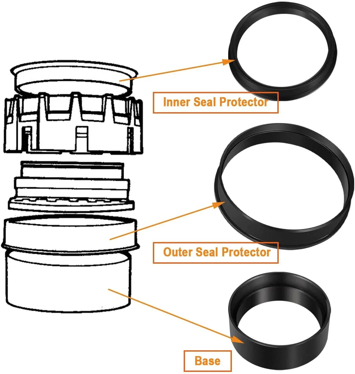 T-2926 4th Clutch Piston and Lip Seal Installer Kit For GM 4L80E Transimmision image 4