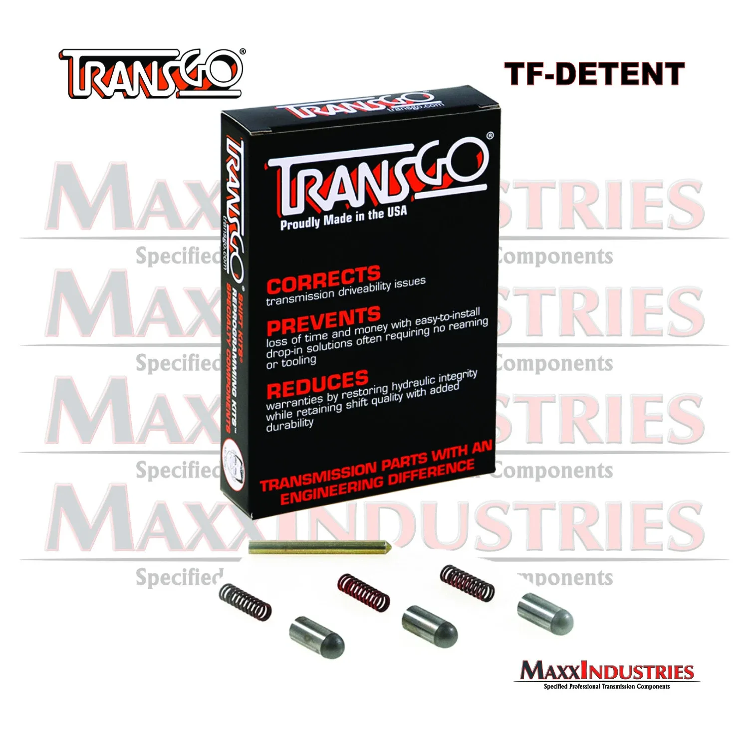 TransGo TF-Detent T12749 Shift Detent Ball Repair for A500 / 40RH / 42RH / 40RE image 2