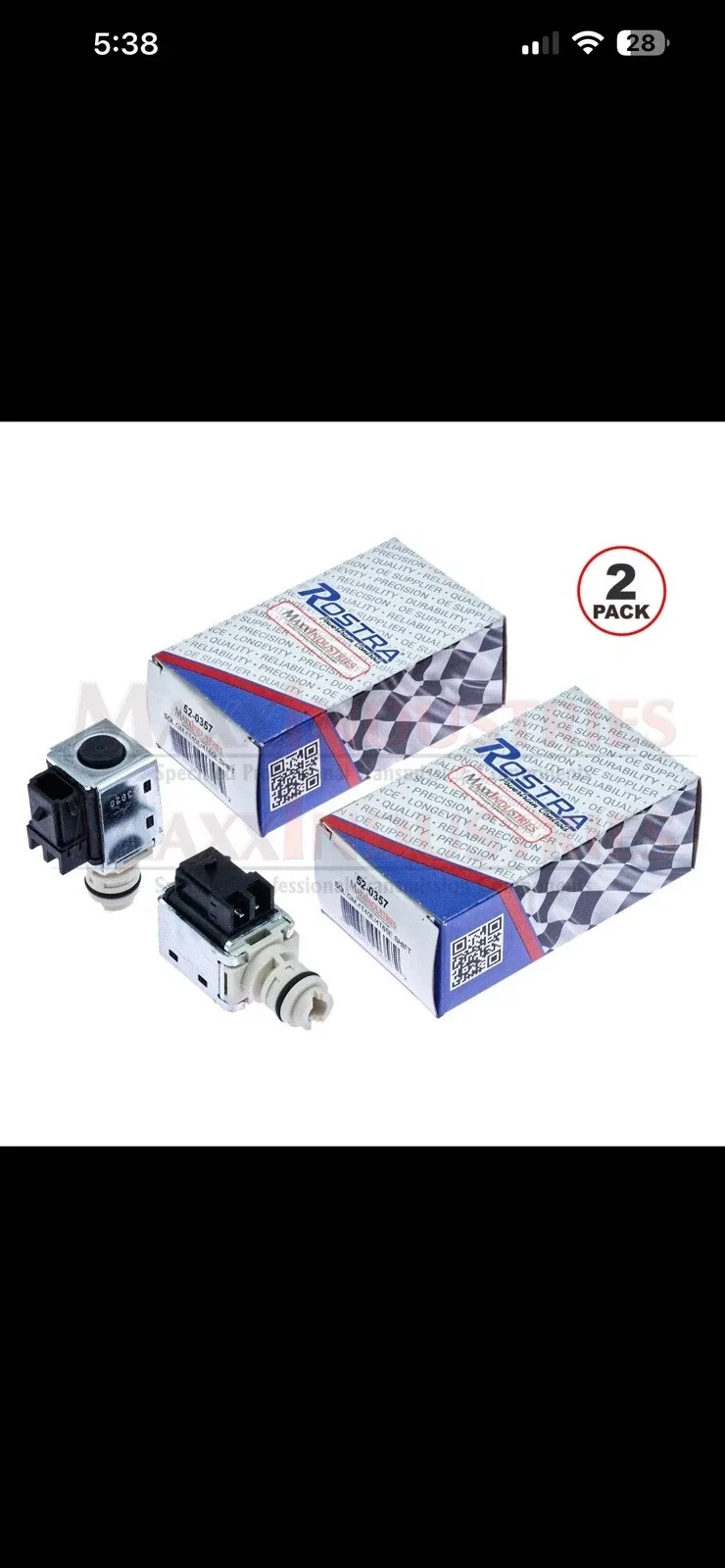 4T40E 4T45E 4T65E Transmission Shift Solenoid Set Rostra 52-0357 (OE 24207236)