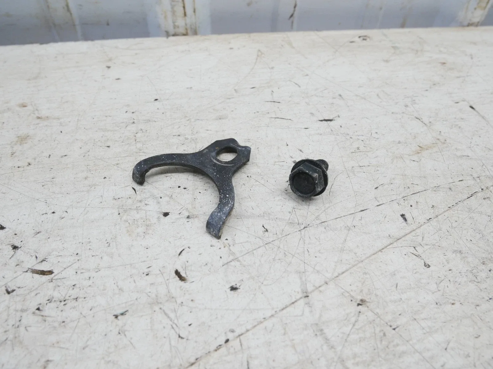 Jeep NP219 229? Speedometer Gear Housing Retaining Bracket Grand Wagoneer J10 image 4