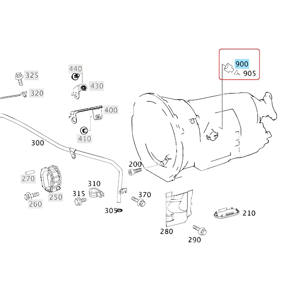 Genuine Mercedes-Benz Contact Socket Housing Sprinter 2010-2018 001540998164 image 2