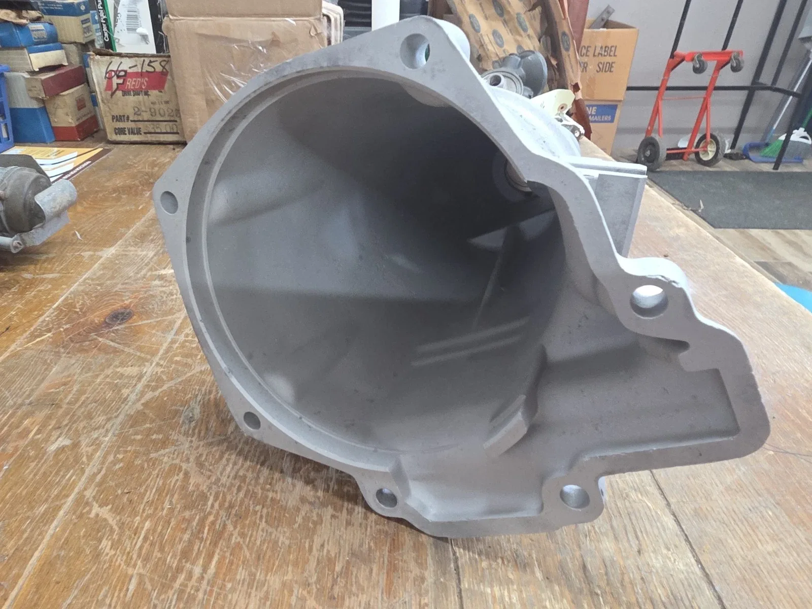D1VP7A040AA Ford Lincoln C6 Trans Extension Housing OEM USED image 3
