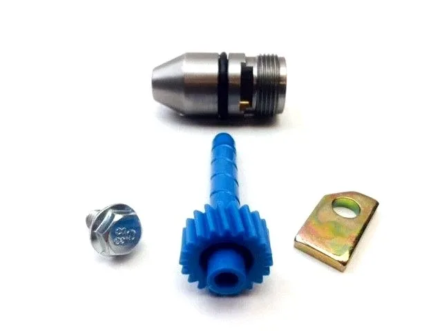 Aluminum Powerglide Speedometer Housing Bullet Bracket & 20 Tooth Driven Gear image 2