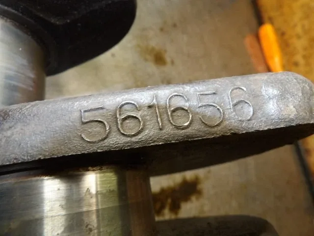 Oldsmobile  Rocket  V8   50's   " Crankshaft  # 561656   "  Good Builder  "  736 image 3