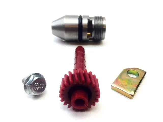 Powerglide Transmission Speedometer Housing Bracket & 21 Tooth Driven Gear New image 2