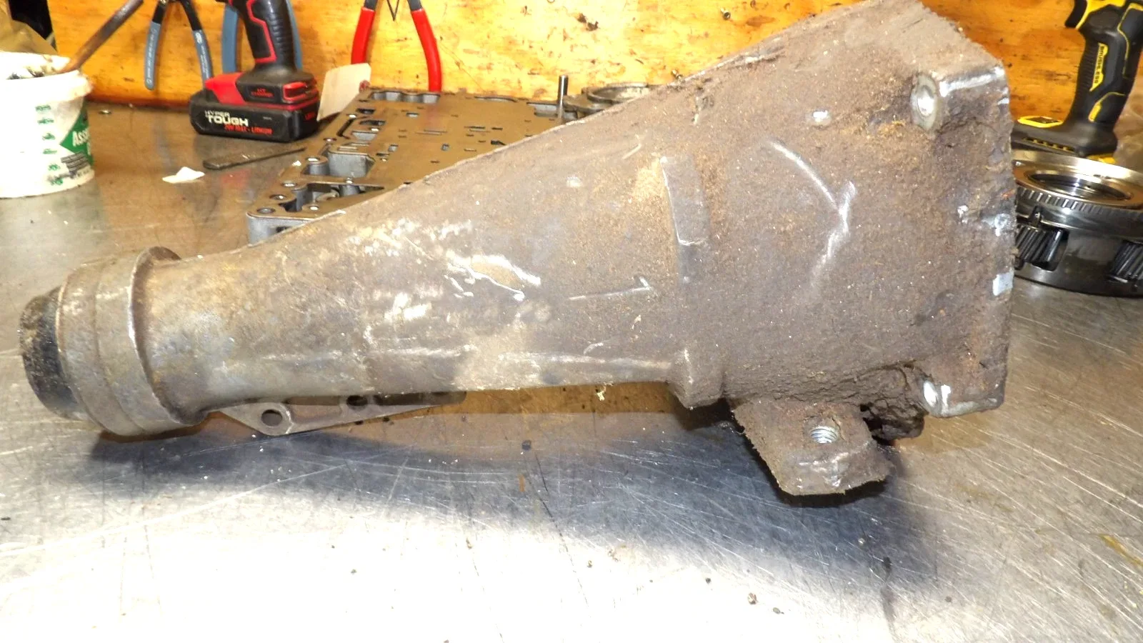 Ford  - C-6 - Automatic Trans  "  Output Housing  "  Very Good   13 1/2   Long image 2