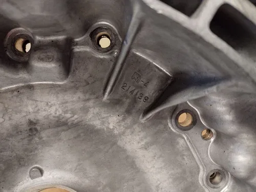 JF011E RE0F10A CVT Trans Bell Housing 2007-2009 Nissan Sentra 2.0L Cast 214139 image 2
