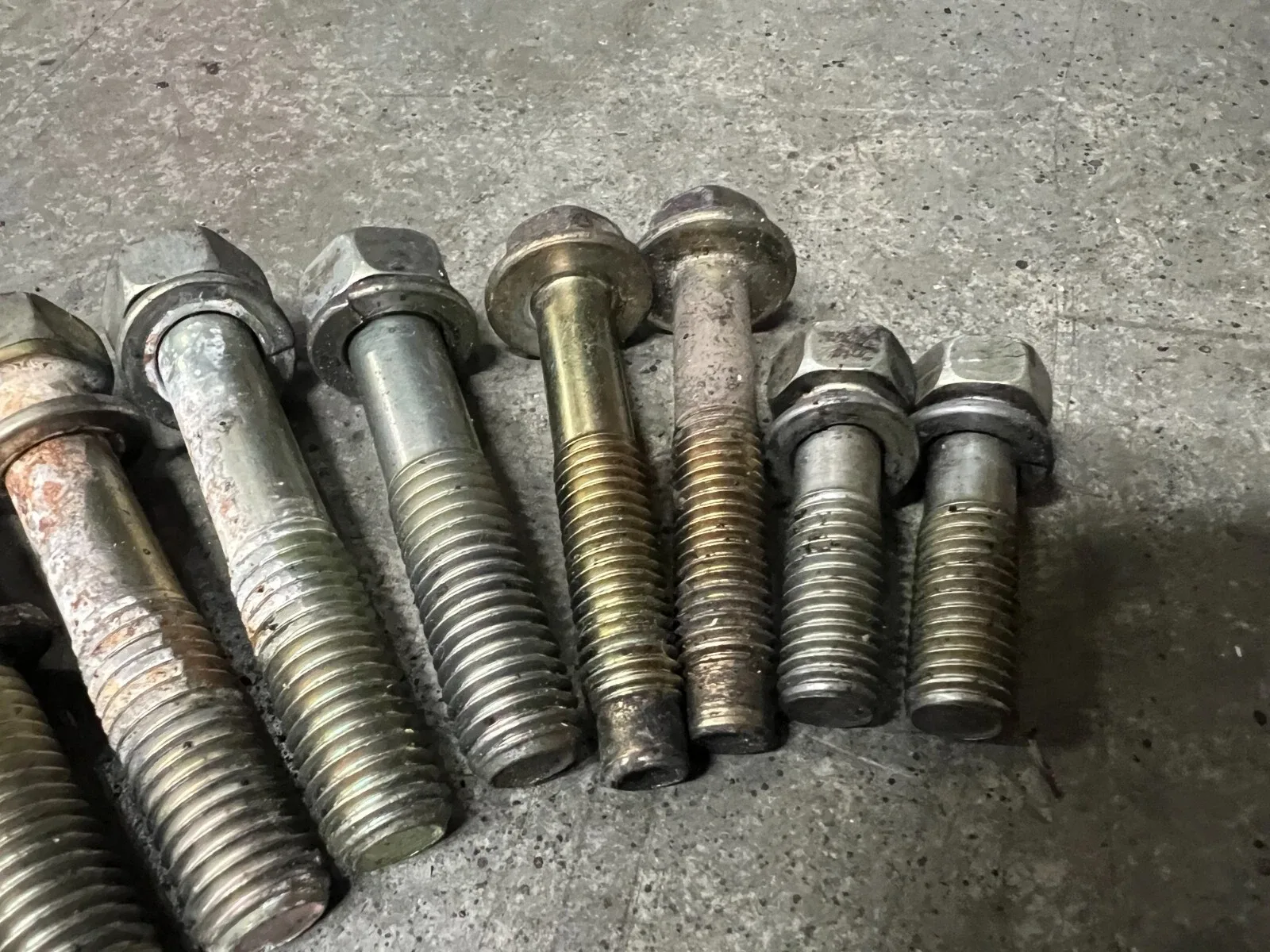 2003 2004 2005 Infiniti G35 Coupe Automatic Bell Housing Bolts Set OEM 1676 image 2