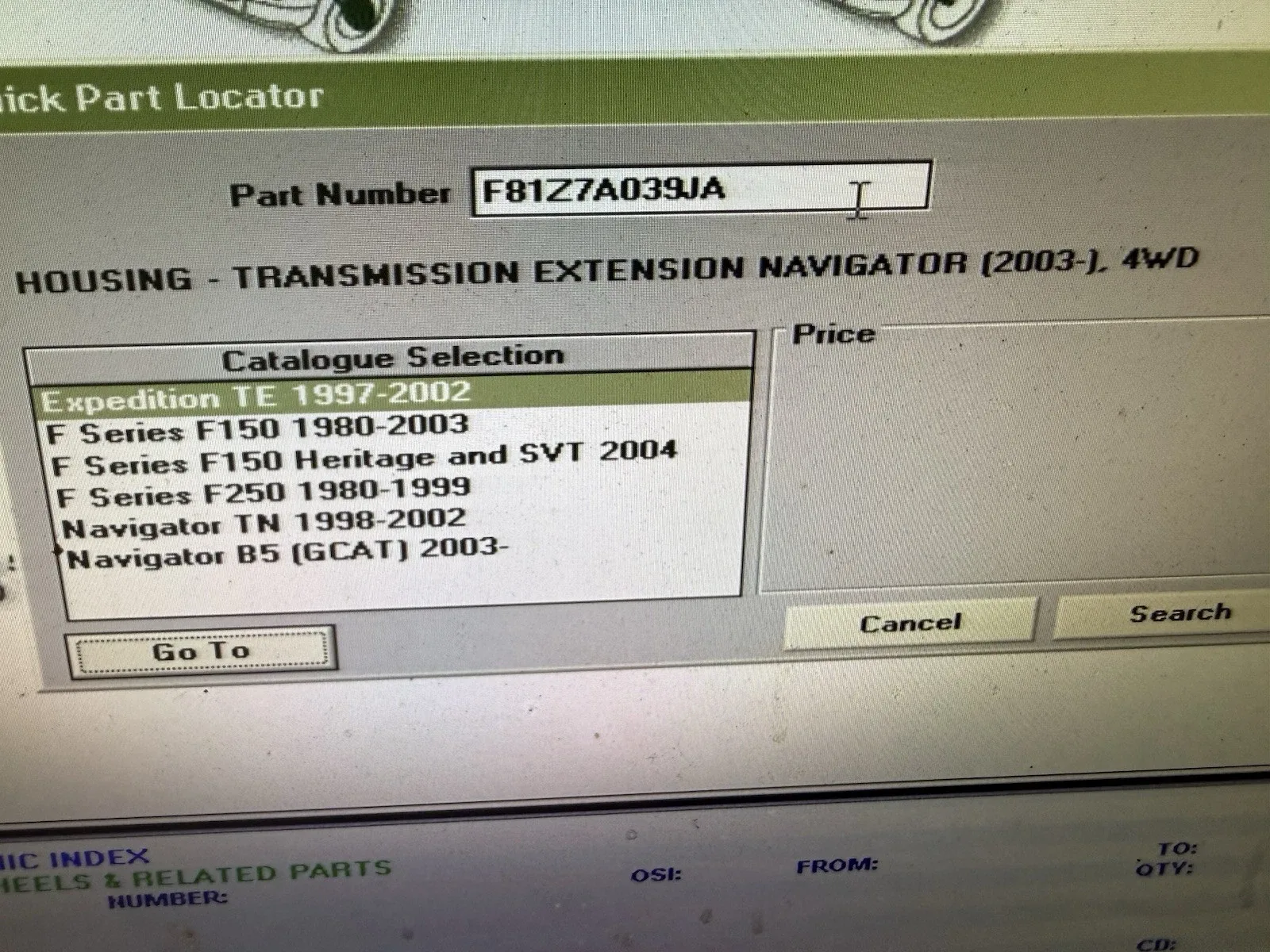 Genuine Ford Housing Transmission Extension F81Z-7A039-JA OEM