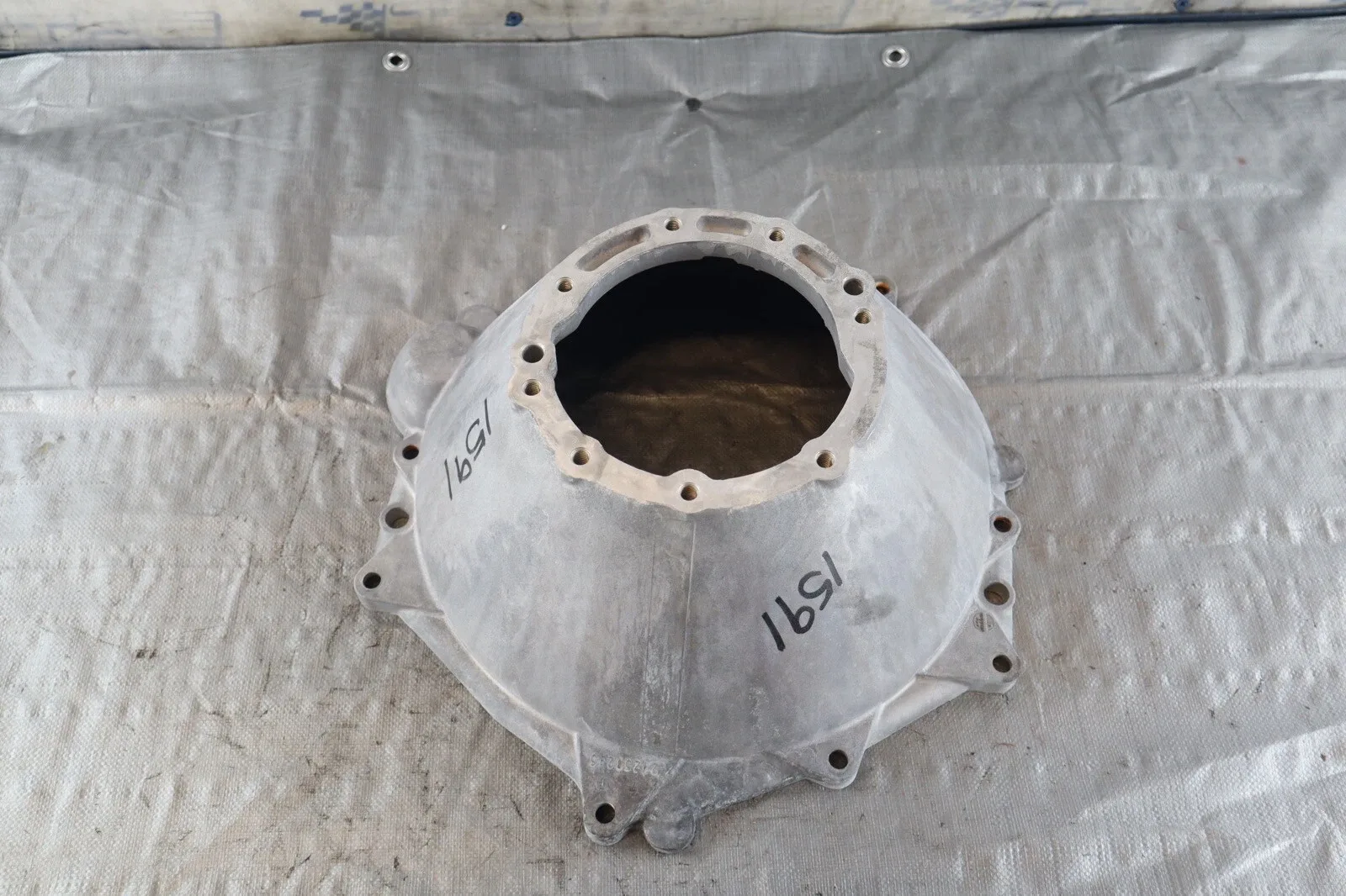 2016 CHEVROLET CORVETTE Z06 2LZ LT4 6.2L OEM ENGINE TRANS BELT HOUSING ASSY#1591