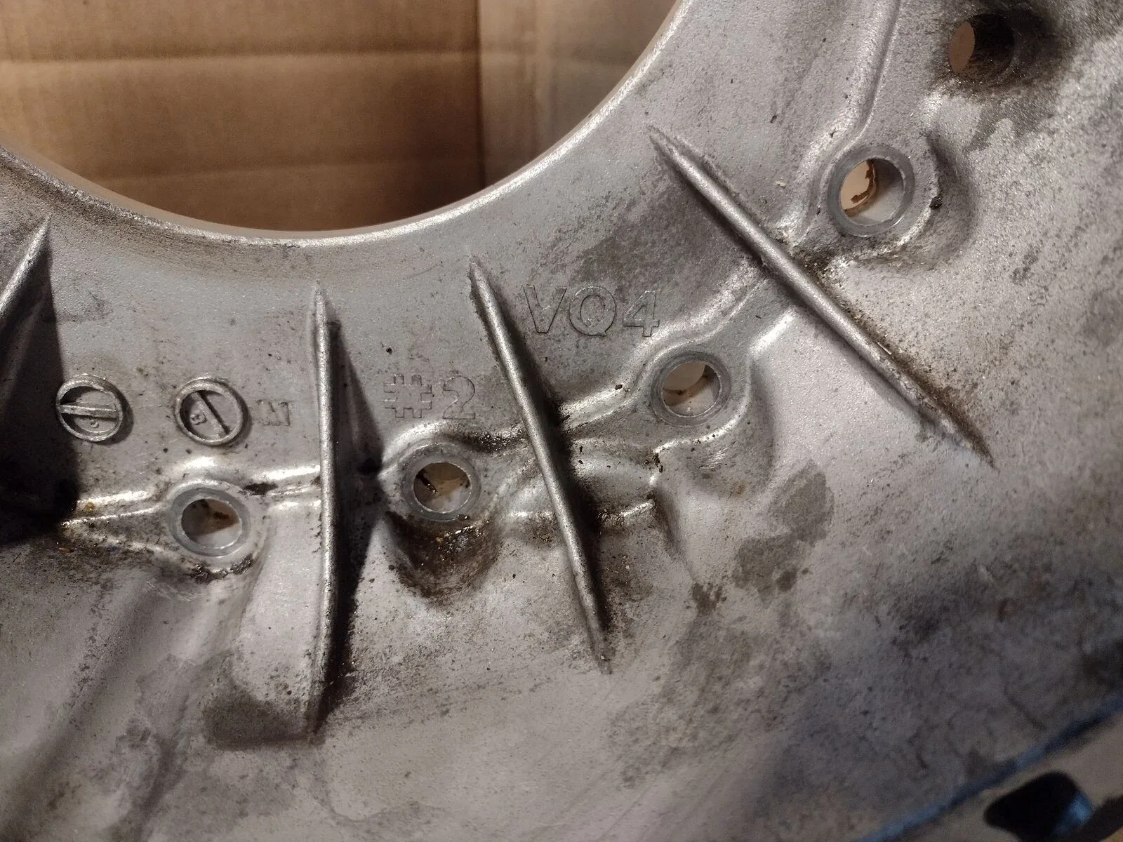 JF010E RE0F09B CVT Bell Housing Front Case AWD Nissan 3.5L Cast VQ4 image 3