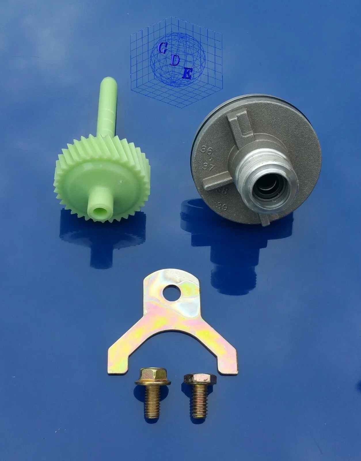 GM TH 700R4 4L60 350 TRANSMISSION SPEEDOMETER KIT 34 DRIVEN GEAR HOUSING & CLAMP