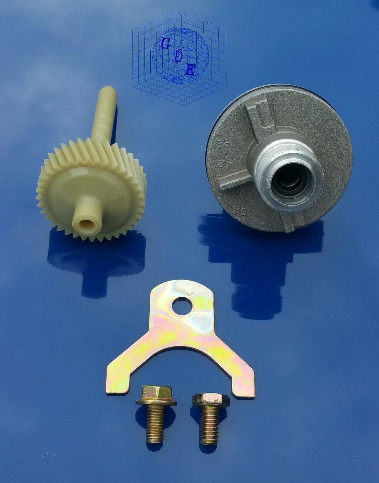 GM TH 350 4L60 700R4 TRANSMISSION SPEEDOMETER KIT 36 DRIVEN GEAR HOUSING & CLAMP