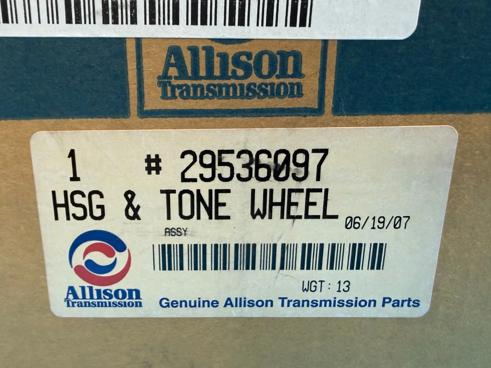 Genuine Allison Transmission 29536097 Housing and Tone Wheel Assembly image 2