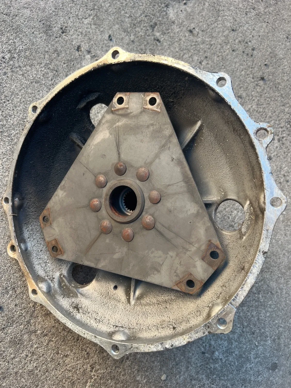 78-86 Porsche 928S Automatic Trans Rear Bellhousing & Flex Plate 928 Auto Torque image 3