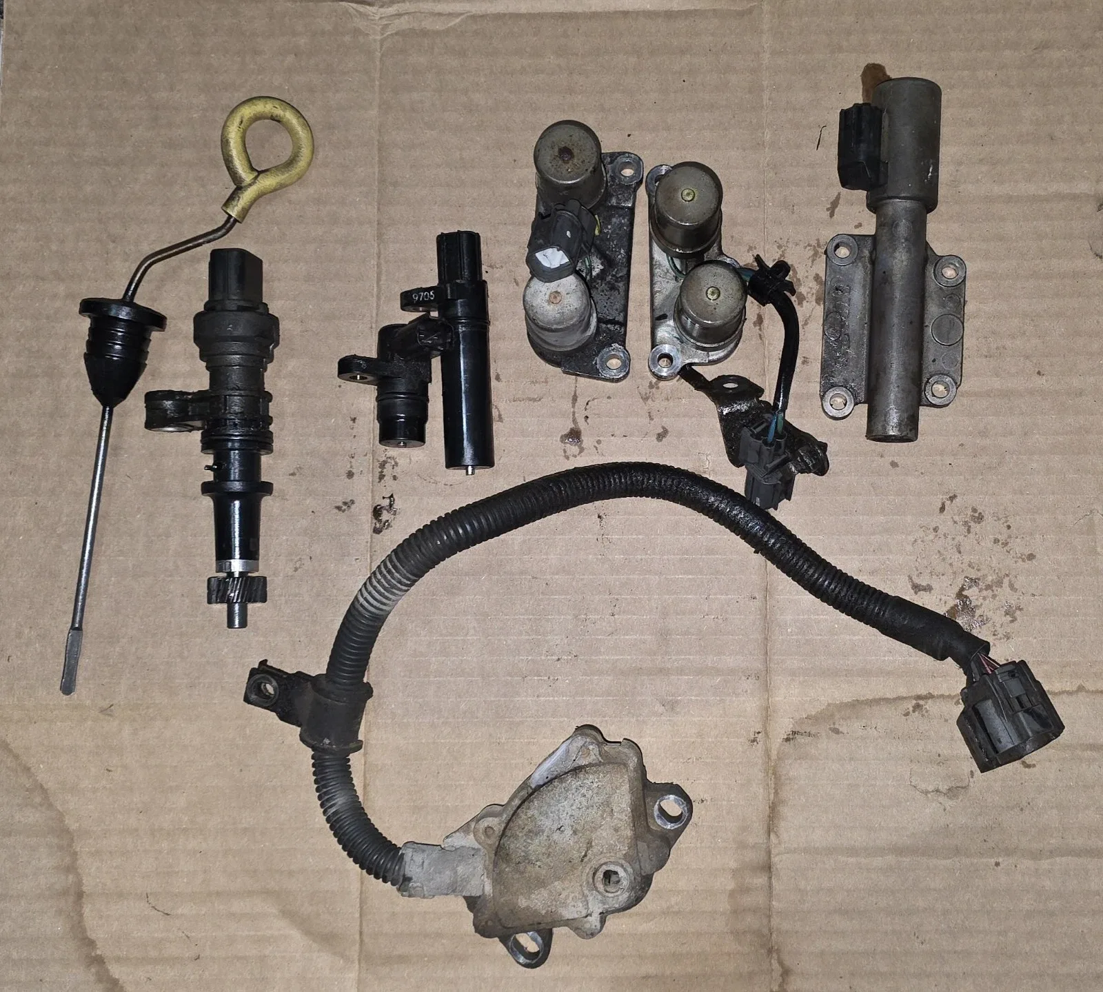 99 Honda Crv Auto Transmission Solenoid/Sensor Lot Complete Oem