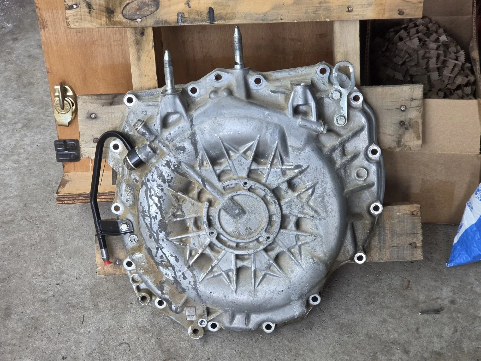 2022 HONDA ACCORD HYBRID TOURING 2.0L TRANSMISSION SIDE COVER image 3