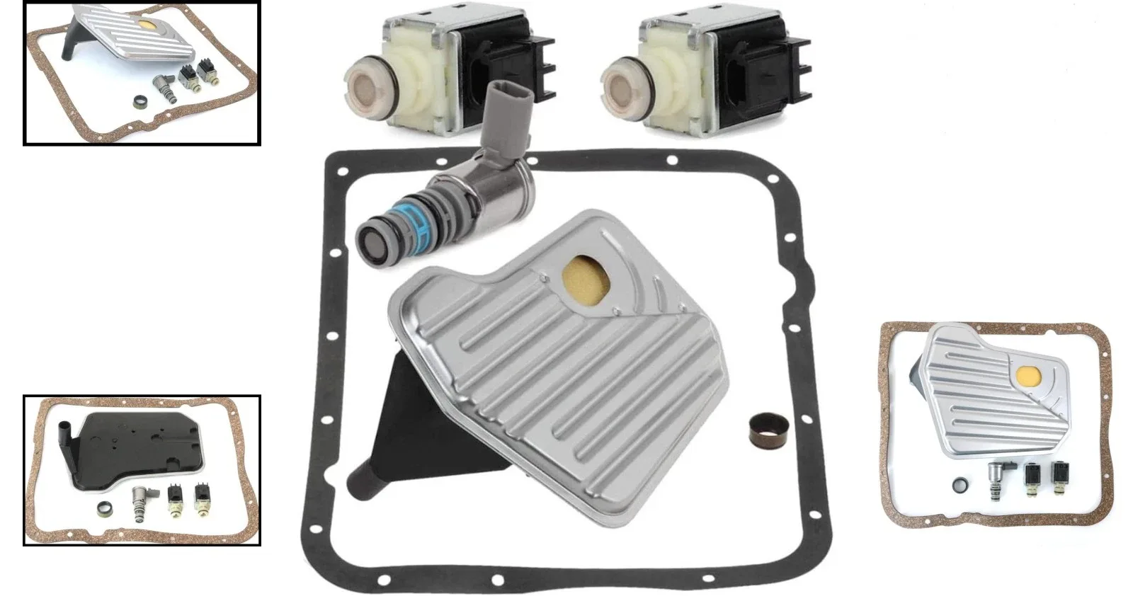 Transmission Shift Solenoid Filter Kit for 1993-97 4T65E 4L60E Trans - TCC & ... image 2