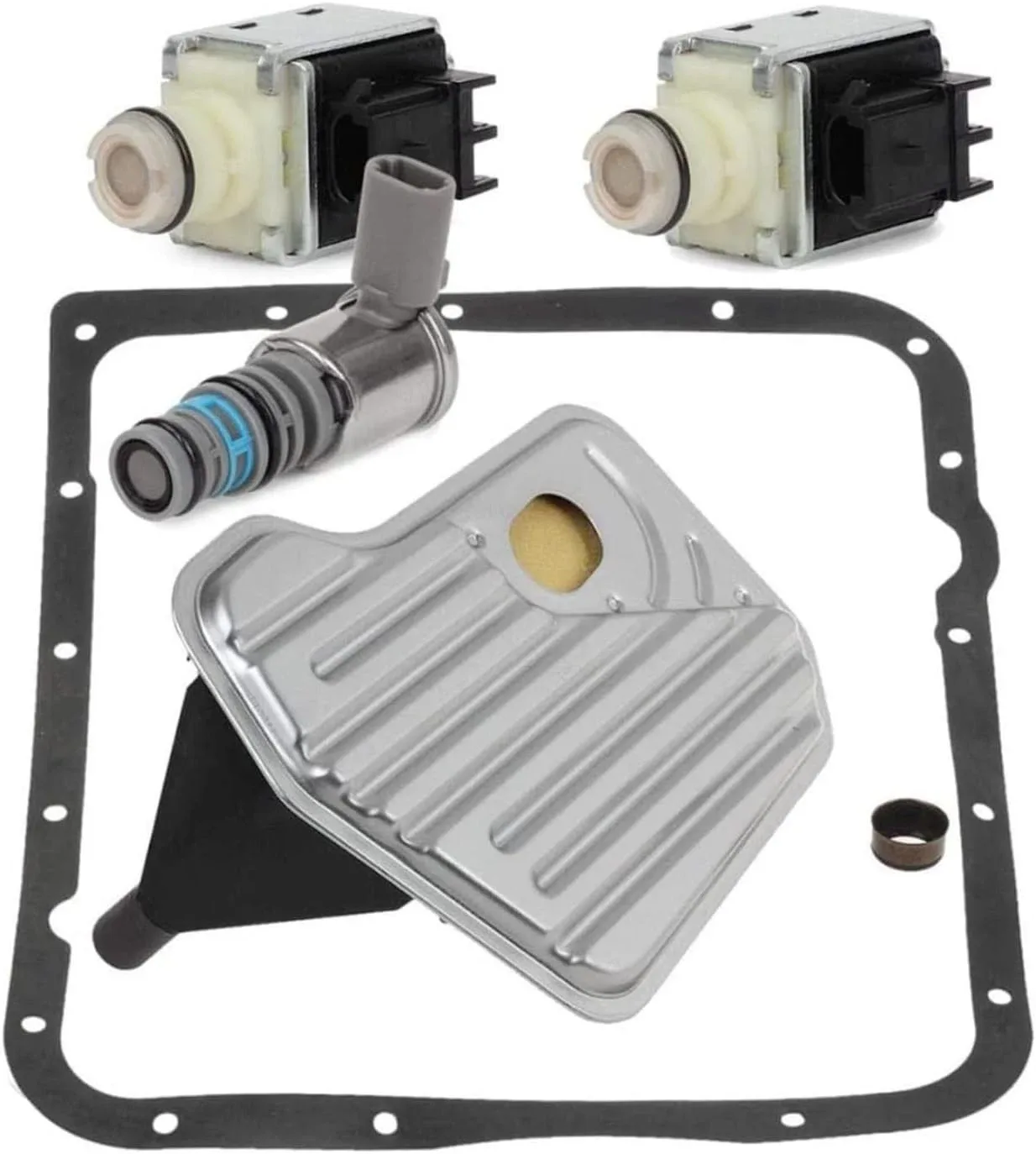 Transmission Shift Solenoid Filter Kit for 1993-97 4T65E 4L60E Trans - TCC & ... image 3