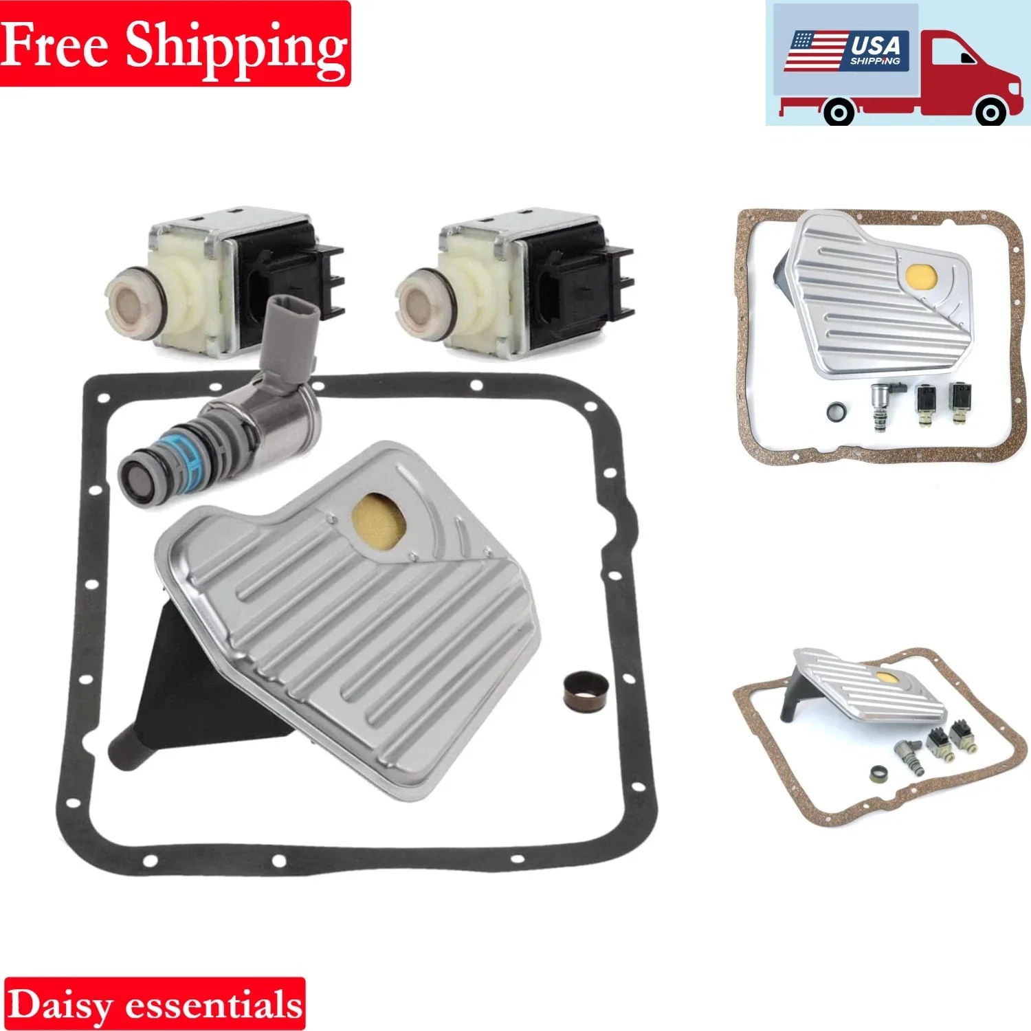 Transmission Shift Solenoid Filter Kit for 1993-97 4T65E 4L60E Trans - TCC & ...