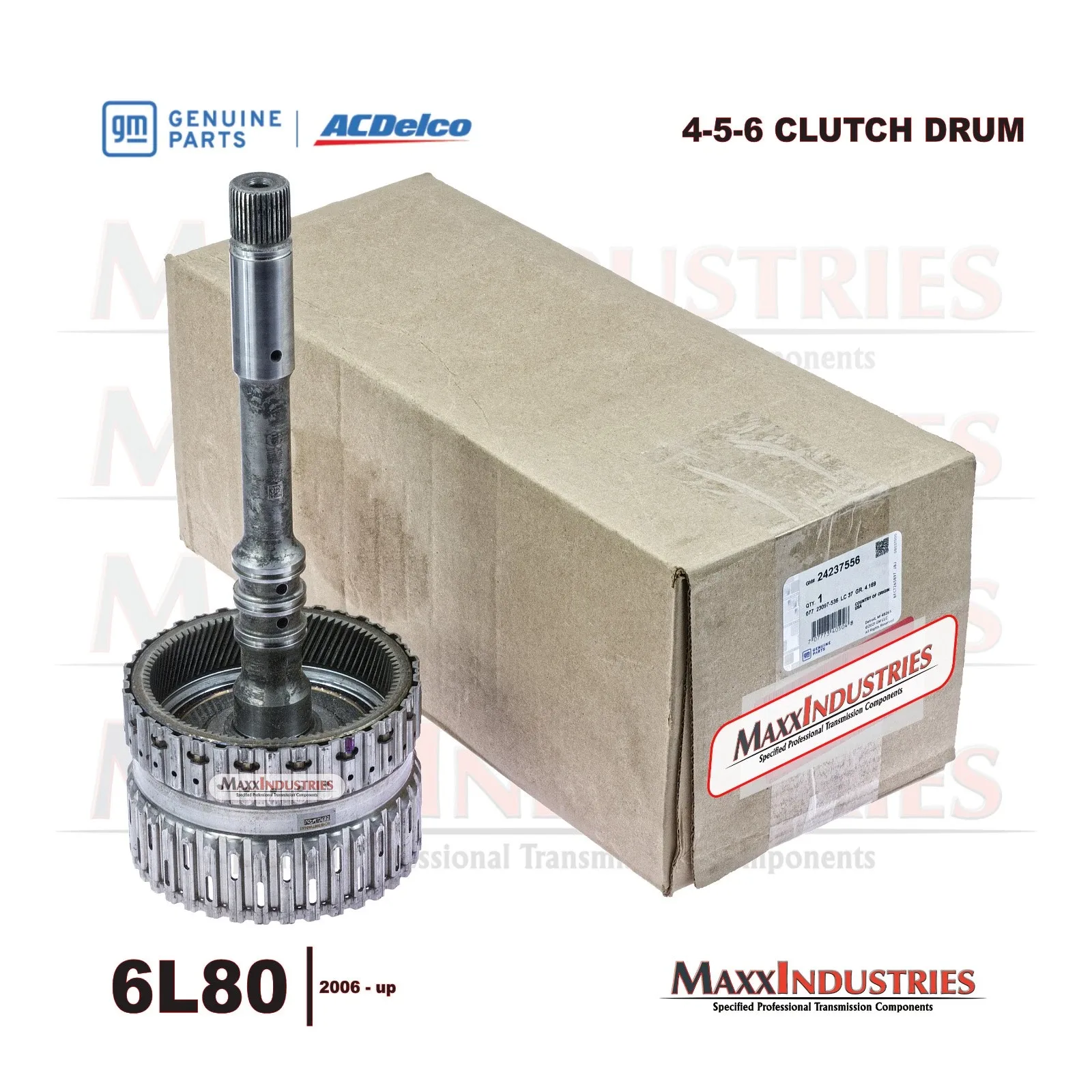 6L80 Transmissi​on Drum with Input Shaft 4-5-6 Clutch NEW Genuine GM OEM image 4