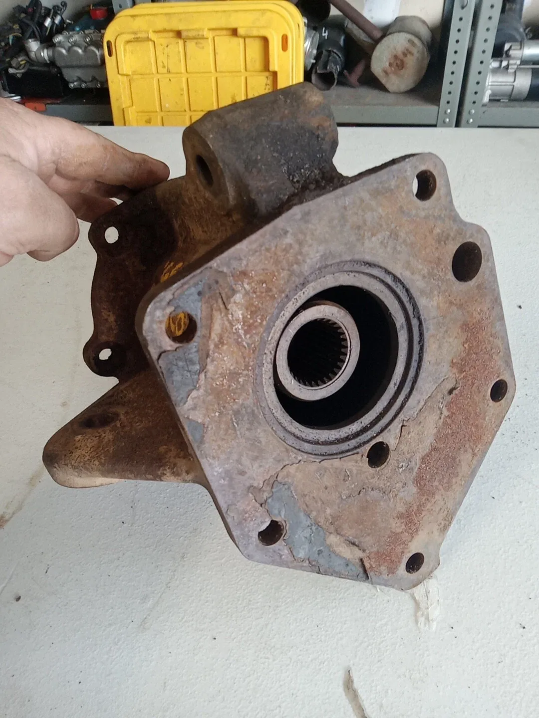 1966 Early Ford Bronco Adapter Housing image 2