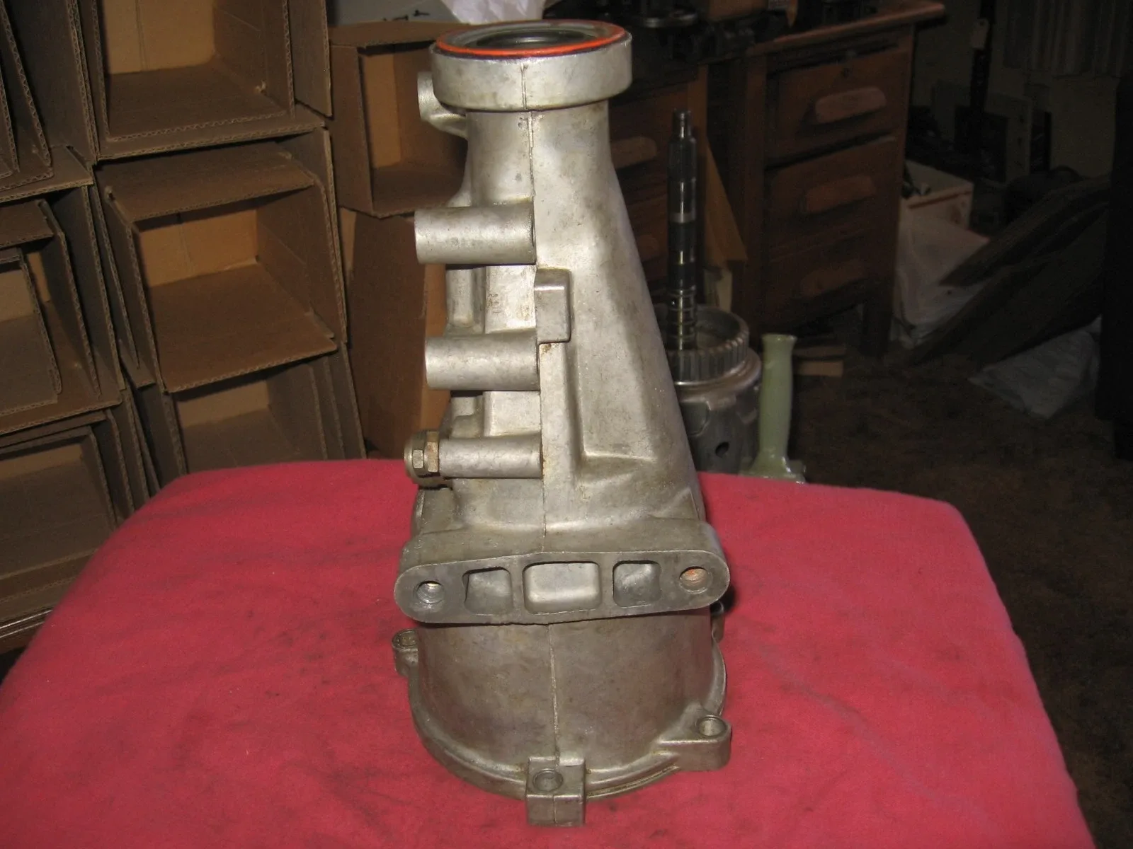 OEM GM 1963 CORVETTE 63 VETTE ALUMINUM POWERGLIDE TRANSMISSION 11" TAIL HOUSING image 2
